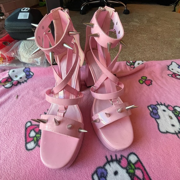 KILLING ME SOFTLY SPIKED HEELS sold out size 8 - Picture 8 of 10